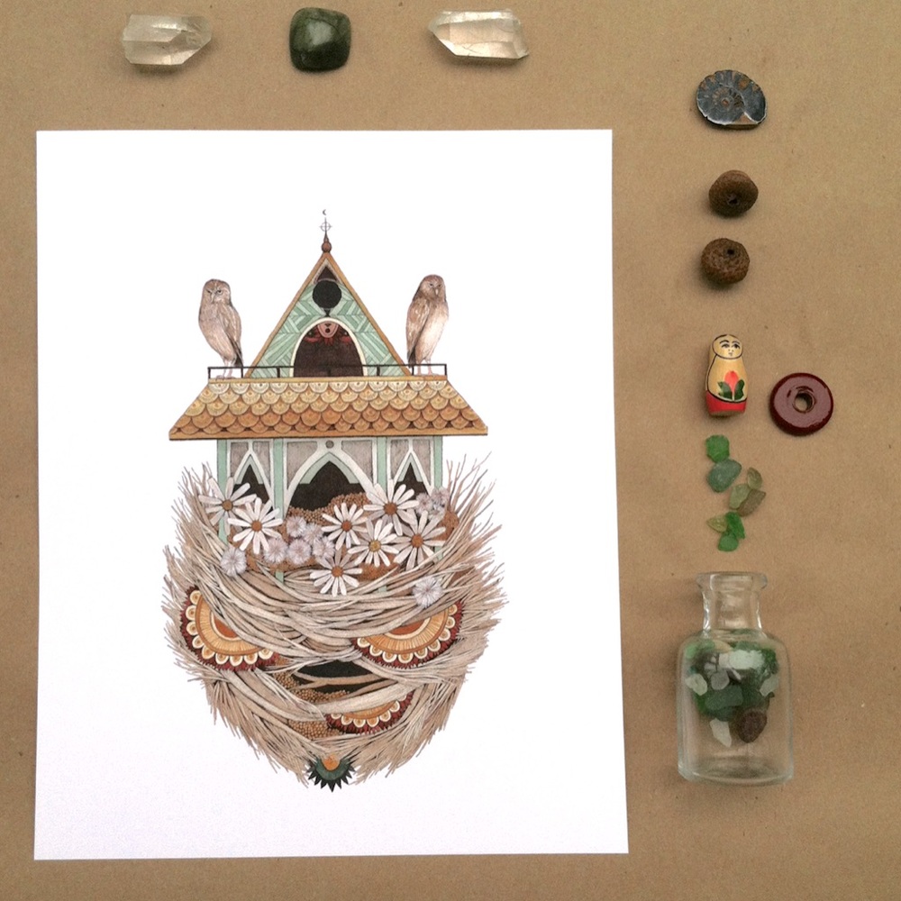 House of Owl print